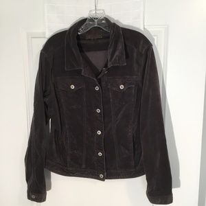 Lee Ladies Button Down Jacket Brown Size L